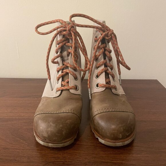 Sorel Lace Up Wedge Boot - Picture 3 of 6